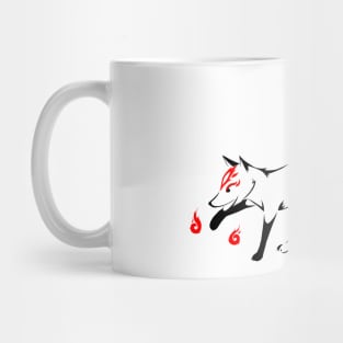 Kitsune (red) Mug